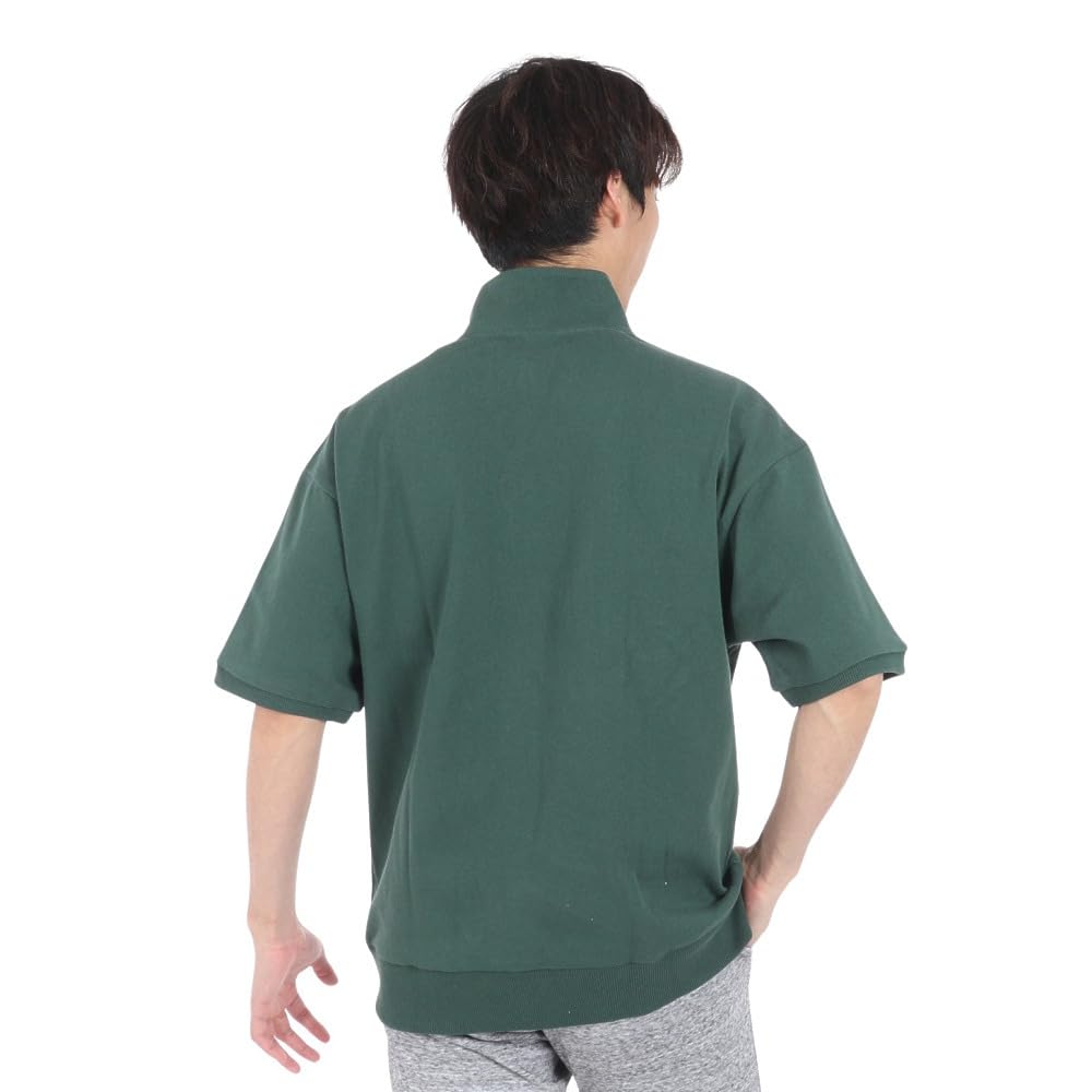 Amazon.co.jp: ラッセル（RUSSELL） 16/-OE ハーフジップ 半袖